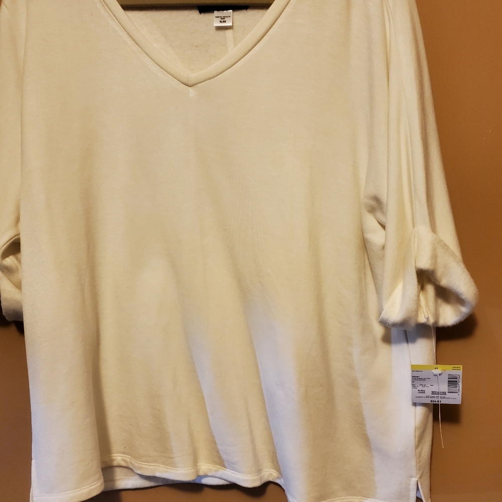 Sears Shirt Vneck Cloud Dancer